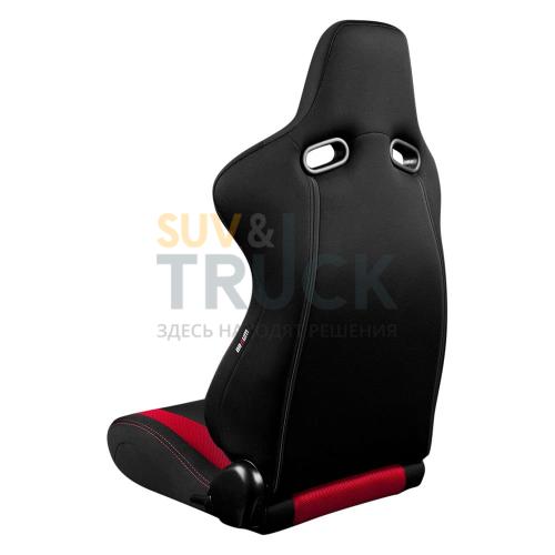 Чёрно/Красные спортивные сиденья анатомические серии Venom Sport Seats 