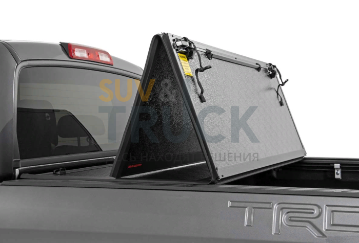 Трехсекционная крышка кузова жесткая для Toyota Tundra 2014-21 без CMS, (низкий профиль)