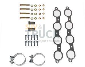 Выпускной коллектор средний для GM C7 и C7/Z06 Corvette 2014+, без катализатора