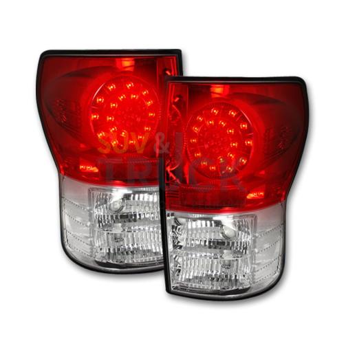 Toyota Tundra 07-13 LED Taillights - Red Lens