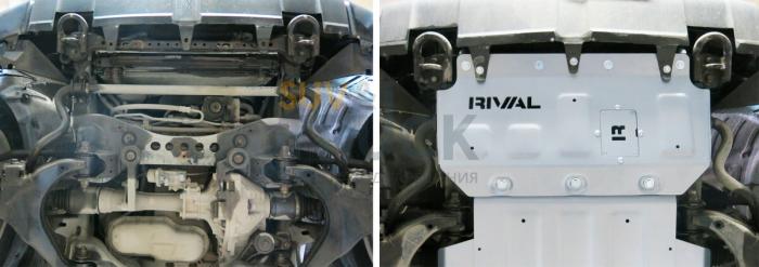Защита радиатора для Toyota Tundra II 4WD 2007-21