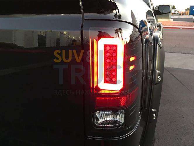 GMC Sierra 16-17 1500/2500/3500 (Only Fits Single Wheel Body Style Trucks with Factory OEM LED Tail Lights) OLED TAIL LIGHTS - Clear Lens