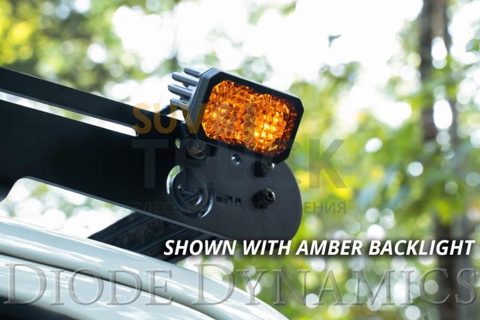 Янтарные LED-модули SS2 Pro с янтарной подсветкой, водительский свет