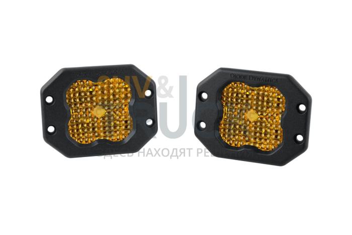 Желтые врезные LED-модули SS3 Sport, рабочий свет