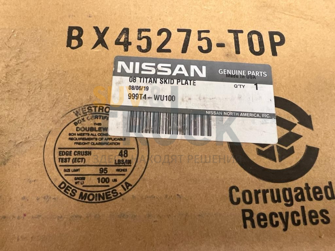 Защита картера Nissan Titan OEM 999T4WU100