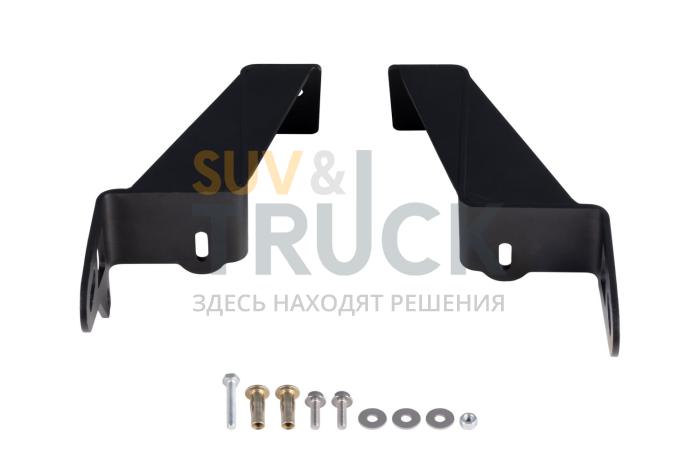 Кронштейны для монтажа LED-балок SS5 CrossLink на бампер Jeep JL Wrangler