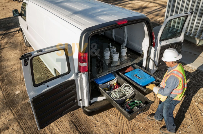 Система хранения для Ford Econoline EXT с колесной базой 350,5 см