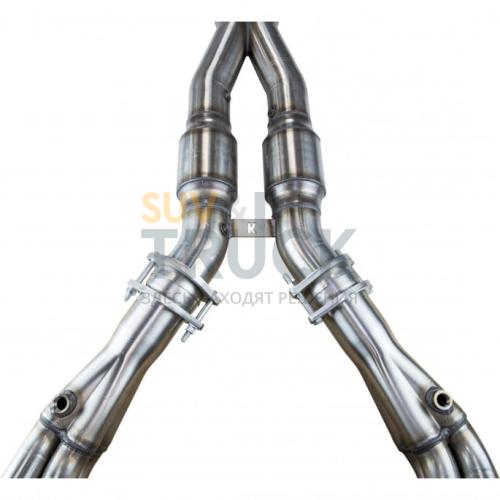 X-pipe с катализаторами Green для Chevrolet Corvette C6 LS2/LS3 6.0L/6.2L