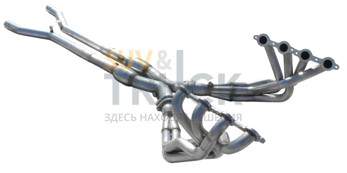 Длиннотрубный выпускной коллектор 2"×3'' без катализатора для Corvette ZR1 2009-13