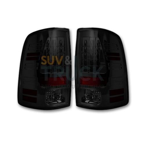 Dodge 09-14 RAM 1500 & 10-14 RAM 2500/3500 OLED TAIL LIGHTS (Replaces Factory OEM Halogen Tail Lights) - Smoked Lens