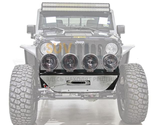 Бампер передний под лебёдку для Jeep Wrangler JK 2007-16