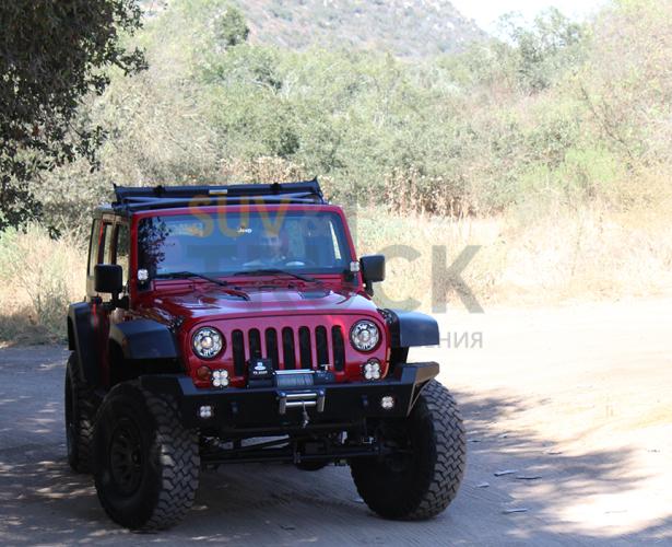 Кронштейны для монтажа дополнительной оптики на Jeep JK 2007-17