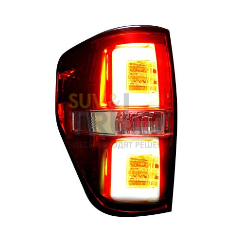 Ford F150 & RAPTOR 09-14 OLED TAIL LIGHTS - Dark Red Smoked Lens