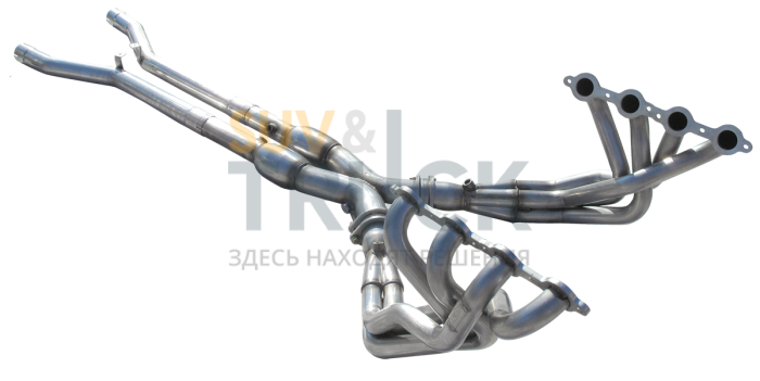 Длиннотрубный выпускной коллектор 2"×3'' без катализатора для Corvette С6/Z06 2006-13