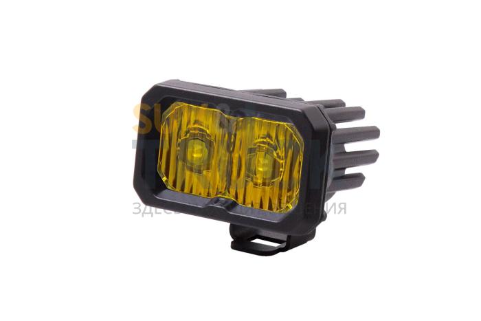 Желтый LED-модуль SS2 Sport с янтарной подсветкой, водительский свет