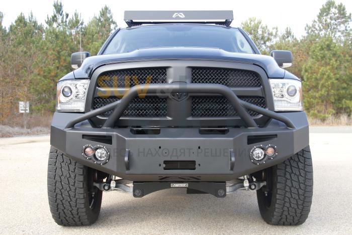 2013-2017 Dodge 1500 Winch Bumper w/ Full Grill Guard Bare