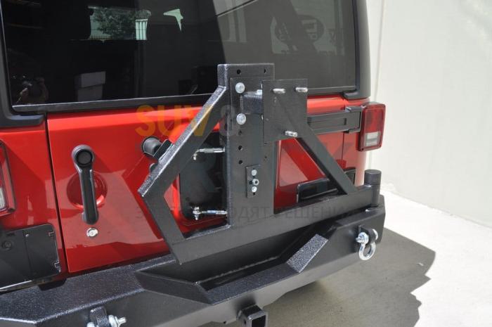 Single Action Rear Bumper and Tire Carrier w/ Bearing