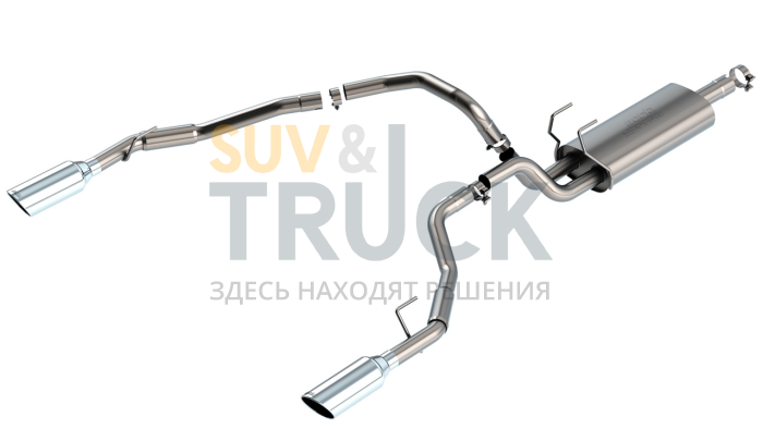 Выхлопная система Cat Back для RAM 1500 V8-5.7 ’09-’15 ЗВУК S-TYPE 