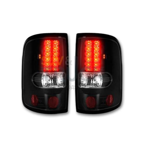 Ford F150 04-08 Straight aka "Style" Side LED TAIL LIGHTS - Smoked Lens