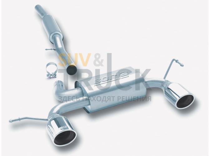 ВЫХЛОПНАЯ СИСТЕМА CAT BACK AUDI TT QUATTRO ’01-’04 1.8T 225HP