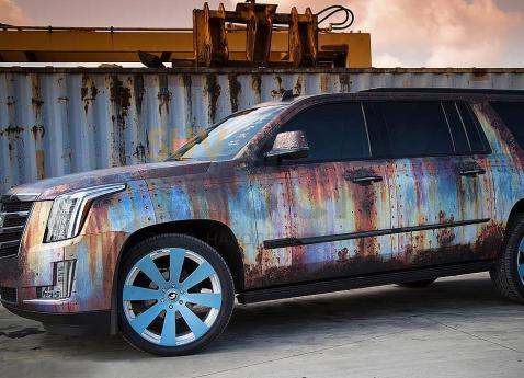 Cadillac Escalade - ржавый хром