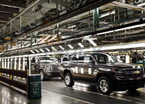 Как происходит сборка  GM SUV нового модельного ряда