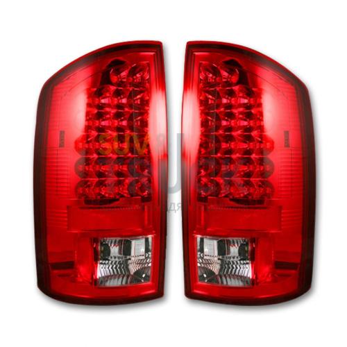 Dodge 02-06 RAM 1500 & 03-06 RAM 2500/3500 LED Tail Lights - Red Lens