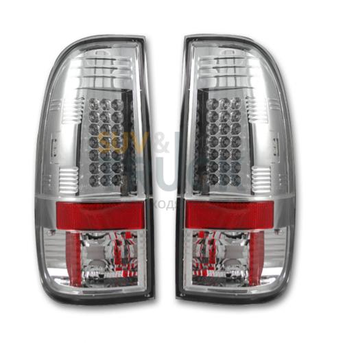 Ford Superduty F250HD/350/450/550 08-16 LED TAIL LIGHTS - Clear Lens