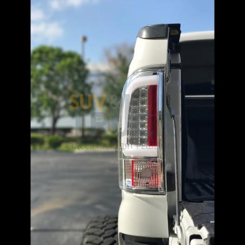 Ford Superduty F250HD/350/450/550 99-07 & F150 97-03 Straight aka "Style" Side OLED Tail Lights - Clear Lens