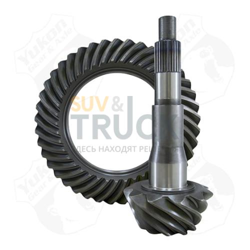 High performance Yukon ring & pinion gear set for '10 & down Ford 10.5" in a 3.55 ratio.