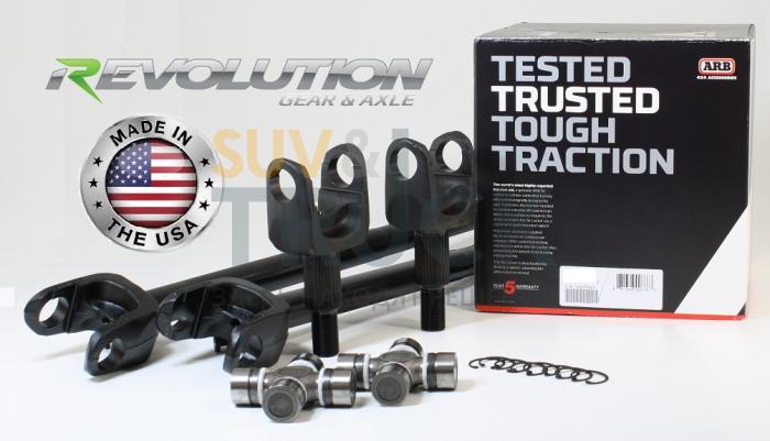 87-95 YJ MJ and XJ US Made Front SUPER 30 Axle Kit w/ARB Revolution Gear