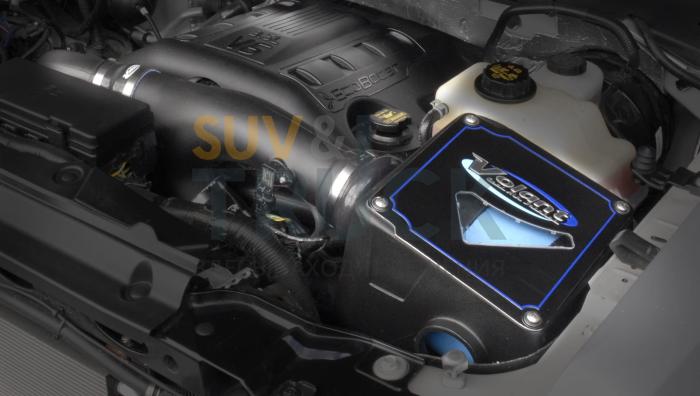Закрытая система впуска холодного воздуха Volant с фильтром Powercore для Ford F-150 EcoBoost 3.5L V6 2012-14
