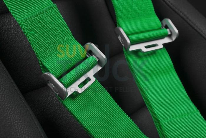 Ремень 5-ти точечный 3" SFI Approved Racing Harness - Green