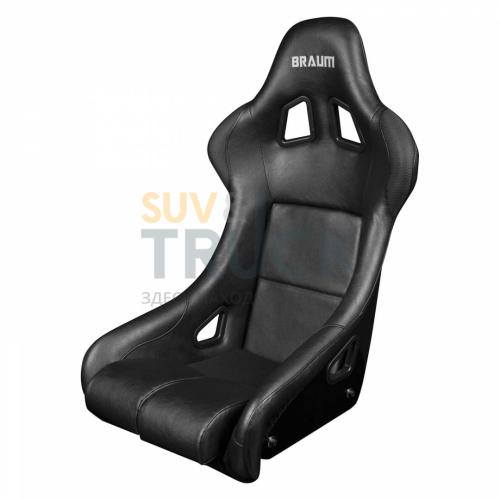 Спортивные сиденья анатомические серии FIA Approved Falcon Fixed Back Racing Seat - Black Leatherette