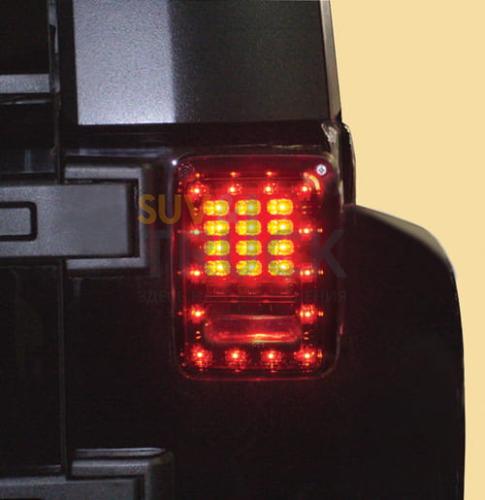 Комплект из двух светодиодных задних фонарей для JEEP WRANGLER JK (Джип Рэнглер JK) 2007 -