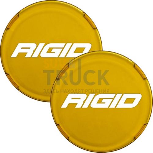 Желтые защитные крышки для фар Rigid 360 Series 6″