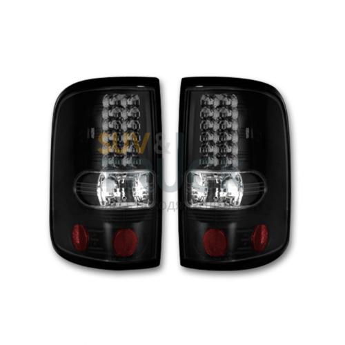 Ford F150 04-08 Straight aka "Style" Side LED TAIL LIGHTS - Smoked Lens