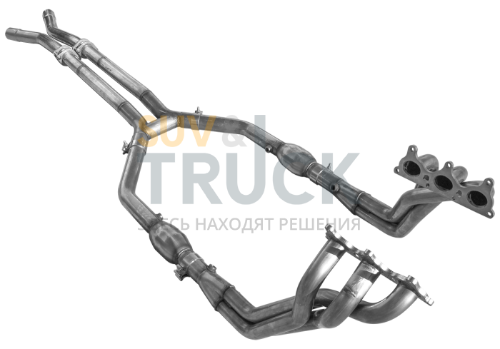 Длиннотрубные выпускные коллекторы 1-3/4"×2-1/2'' без катализатора для Camaro V6, 2010-11