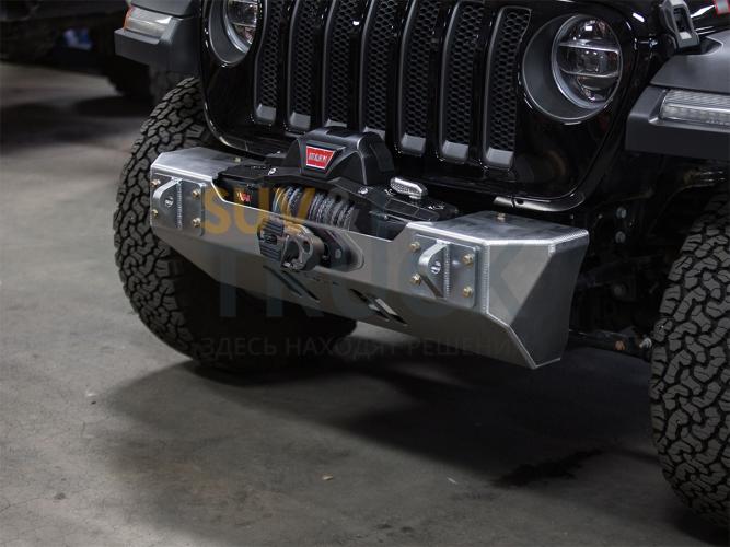 Бампер передния для Jeep Wranler JL алюминиевый от GenRight