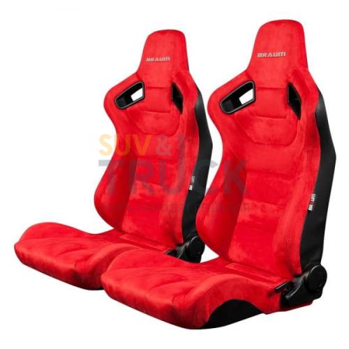 Спортивные сиденья анатомические серии Elite Series Sport Seats - Red Microsuede