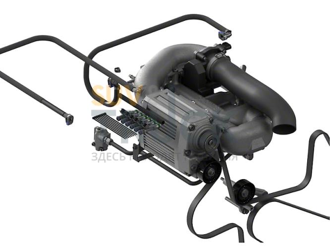 Комплект компрессора Sprintex без интеркулера для Jeep JK 3.8L 
